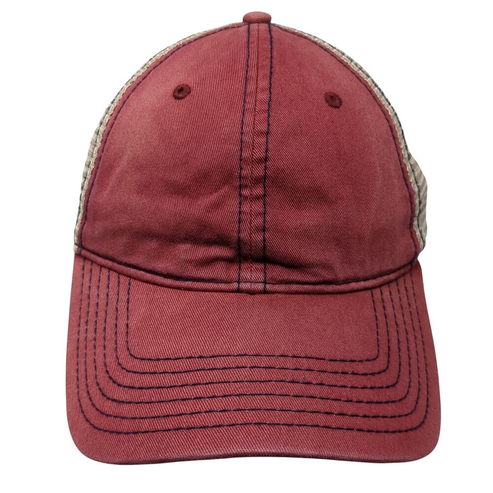 Dorfman Pacific Co Dpc Snapback Trucker Hat Red One Size Mesh Back Blank